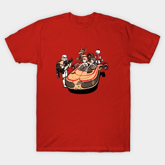 These Aren't The Droids You're Looking For T-Shirt by Kaigetsudo